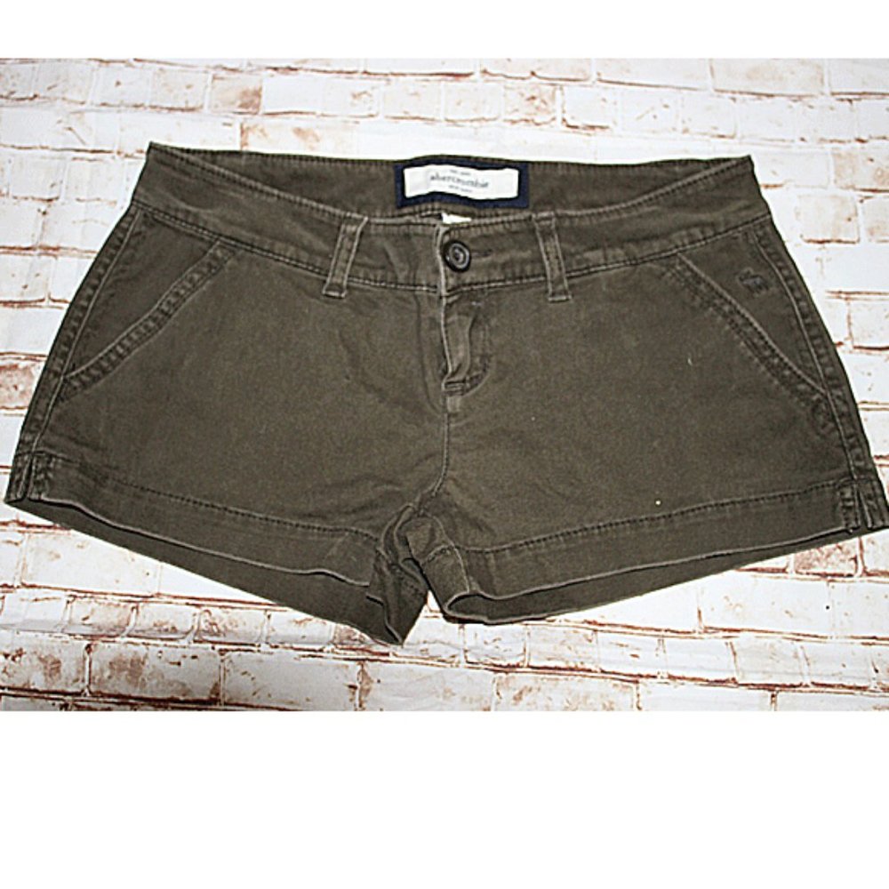 Abercrombie and fitch Girls  Green Stretch shorts